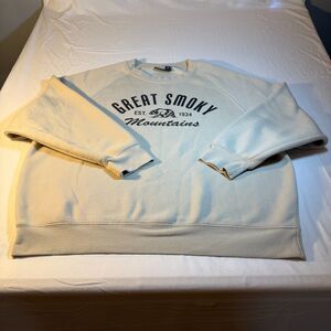 MOMENTUM Sweatshirt XL Crewneck Mens Gray Cotton Blend Fleece Soft Comfort Cozy